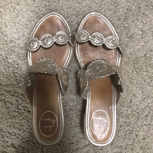 Jack Rogers Shelby sandals in Platinum